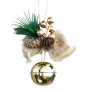 4242 Коледна украса Звънчета с елхови клонки, снимка 2