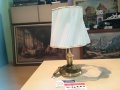 нощна лампа-мед/месинг-внос швеция 35х22см, снимка 5
