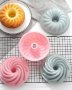 2 вида форма за кекс кексова спираловидна и заоблена силиконова форма , снимка 2