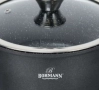 Касерола с капак Bohmann, 20см. 2.5л., Лят алуминий, Подвижна дръжка, Индукция, снимка 2