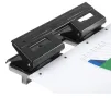 Перфоратор Herlitz, 4 перфорации, регулируем водач за хартия, цвят: черно, снимка 4