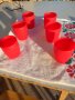 ✅Комплект от 6 бр. пластмасови чаши за безалкохолно, снимка 1 - Антикварни и старинни предмети - 38317011