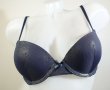 75A/B сутиен с твърди чашки и златист брокатен блясък, снимка 6