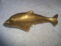 СИМПАТИЧНА СТАРА БРОНЗОВА ФИГУРКА ДЕЛФИН с ПОЗЛАТА МАЙСТОРСКА ХУДОЖЕСТВЕНА ИЗРАБОТКА 25432, снимка 8