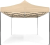 Луксозна шатра KraftWorld 3×4.5 м – премиум бежово платнище, сгъваема конструкция, снимка 5