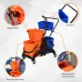 Професионална количка за почистване с 2 x 26L кофи, снимка 3