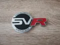 Range Rover SVR (червено R) емблема решетка, снимка 1