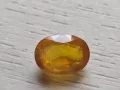 Естествен жълт сапфир 6.50 кт., снимка 4