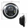 Комплект Кръгли LED фарове 7" 70W H4 – GUN1147, снимка 6