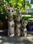 Котки от дърво 50см, 40см, 30см , снимка 1