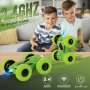 Кола с дистанционно управление 2,4 Ghz, 360° двустранна каскадьорска Rc кола за 3-8 години, снимка 3