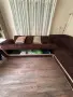 Разтегателен диван с лежанка и ракла, снимка 5
