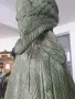 135см-20кг папагал Жако на клон/голяма стара бронзова фигура-скулпура на птица, снимка 11