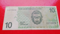 Банкнота 10 гулдена Нидерландски Антили , снимка 4