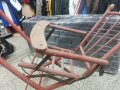 Много стара детска дървена количка, снимка 6
