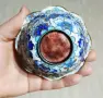 Медна купичка Cloisonne, снимка 3
