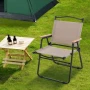Сгъваем къмпинг стол с дървени подлакътници NS 3918/NS 3919, снимка 8