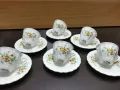 Стар български костен порцелан Бононя чашки за кафе , снимка 2