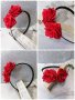Диадема ''Две червени рози'', снимка 2