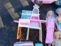 Огромен лот Mattel - Barbie кукли, кухня, кола, мотор, снимка 3