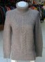 Ръчна изработка-топъл дамски пуловер, снимка 1 - Блузи с дълъг ръкав и пуловери - 39651739