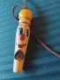Свирка -  дървена ръчно рисувана с кожена връзка, снимка 1