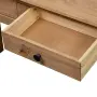 vidaXL Конзолна маса, 110x40x72 см, бор масив, стил Панама, снимка 7