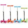 Детска тротинетка - ScooTer светеща триколка / 55 х 24 х 67 - 90 см, снимка 1
