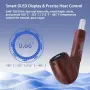 KinZon Jupiter Retro Pipe Vaporizer за сухи билки, 0.66" OLED дисплей с вибрация, прецизен контрол , снимка 3