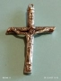 Винтидж сребърен кръст Разпятие на Исус Христос ювелирна изработка 27563, снимка 6