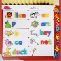 Дървена образователна игра за най-малките на английски език WJ4, снимка 7