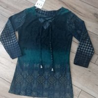 нежна плюшена блуза, снимка 4 - Блузи с дълъг ръкав и пуловери - 30218918