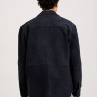 НОВО Selected Homme Suede Overshirt Jacket мъжко яке/естествен велур L, снимка 3 - Якета - 42377200