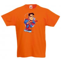 Детска тениска DC Superman Star Wars,Игра,Изненада,Подарък,, снимка 2 - Детски Блузи и туники - 36658420