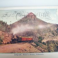 Пощенска картичка от Colorado USA 1909г., снимка 3 - Филателия - 42390102