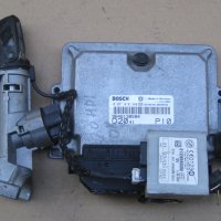 Компютър ECU с контактен ключ и имобилайзер 9646138580 Bosch 0281010346 Ducato Jumper Boxer 2,0 28SA, снимка 1 - Части - 42611500