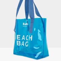 Дамска плажна чанта, Син, One Size, BAGMORI, снимка 2 - Чанти - 40276055