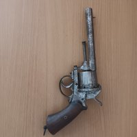 голям масивен и работещ револвер от 19 век ..пистолет пищов пушка , снимка 4 - Антикварни и старинни предмети - 42758096