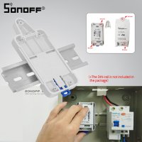 SONOFF DR DIN TRAY Релсов модул за монтаж, снимка 5 - Друга електроника - 37379054