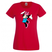 Дамска тениска Minnie Mouse 6 Подарък,Изненада,Рожден ден,, снимка 9 - Тениски - 36530786