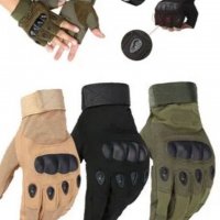 тактически ръкавици с протектори airsoft самозащита стрелба лов, снимка 2 - Екипировка - 37621073