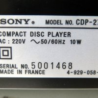 Sony CDP-270_68, снимка 7 - Други - 44225184