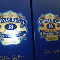 chivas regal 18-празно шише 1бр и кутия 1807220951, снимка 2 - Колекции - 37421785