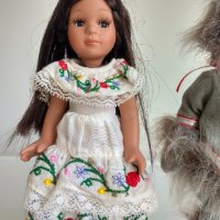 Порцеланови кукли, мексиканка и ескимос. , снимка 4 - Кукли - 42256242