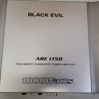 Авто усилвател Black Evil ARE 1150, снимка 2 - Ресийвъри, усилватели, смесителни пултове - 30088098
