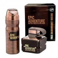 Epic Adventure Emper EDT 100ml+FREE DEO тоалетна вода за мъже +дезодорант за мъже, снимка 1 - Мъжки парфюми - 39791153
