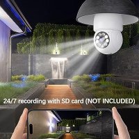 Нова Безжична - 4MP камера в крушка, 2.5K CCTV Сигурност Дом Охрана Наблюдение, снимка 6 - Камери - 42385827