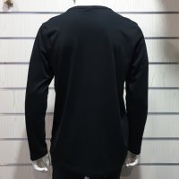 Нова мъжка блуза с дълъг ръкав и дигитален печат Вълк, пълнолуние, Серия Вълци, снимка 3 - Блузи - 30647795