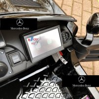 Акумулаторен джип двуместен Mercedes GT R Licensed 2X12V ,MP4, с меки гуми, снимка 5 - Детски велосипеди, триколки и коли - 34367828