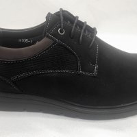 Мъжки ежедневни обувки 1276 в черно, снимка 1 - Спортно елегантни обувки - 38360988